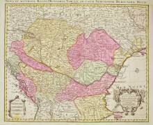 Carte du Royaume de Hongrie (Pierre Mortier) - Muzeo.com