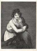 Elisabeth Vigée-Lebrun et sa fille d'après Elisabeth Vigée-Lebrun (Alphonse-Alexandre Leroy) - Muzeo.com