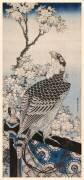 Faucon et prunier en fleurs (Hokusai) - Muzeo.com