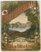 Fontainebleau, valse pour le duc d'Albany (anonyme) - Muzeo.com