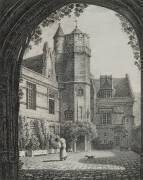 Gravure de l'hôtel de Cluny (Jules van Marcke) - Muzeo.com