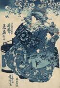 La courtisane Hanao d'Ōgi-ya (Utagawa Kuniyoshi) - Muzeo.com