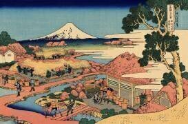 La plantation de thé de Katakura dans la province de Suruga (Hokusai) - Muzeo.com