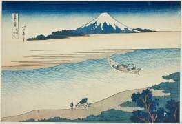 La rivière Tama dans la province de Musashi (Hokusai) - Muzeo.com