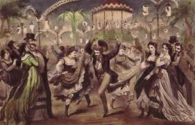 Le bal Mabille en 1867 (Provost A.) - Muzeo.com