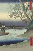 Le rivage d'Onmaya (Hiroshige) - Muzeo.com