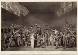 Le Serment du Jeu de Paume à Versailles le 20 juin 1789 (Jean-Pierre-Marie Jazet) - Muzeo.com
