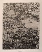 Le Siège de La Rochelle : planche E (Jacques Callot) - Muzeo.com