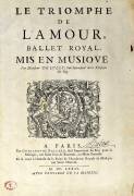 Le Triomphe de l'Amour (Jean-Baptiste Lully) - Muzeo.com