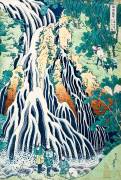Les chutes de Kirifura dans la montagne (Hokusai) - Muzeo.com