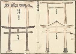 Les différents types d'arcs Torii (Hokusai) - Muzeo.com