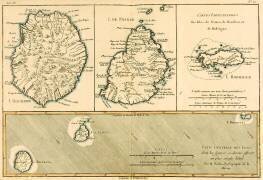 Les Mascareignes au milieu du XVIIIe siècle (Charles Marie Rigobert Bonne) - Muzeo.com