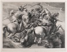 Les quatre cavaliers ou la bataille d'Anghiari (Gérard Edelinck) - Muzeo.com