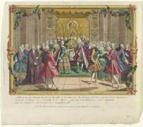 Mariage de Louis-Auguste, Dauphin de France et Marie-Antoinette à Versailles, le 16 mai 1770 (Humblot) - Muzeo.com