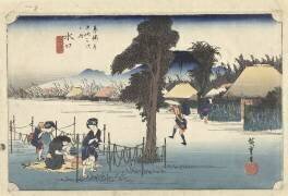 Minakuchi, le célèbre produit local kanpyo (Hiroshige) - Muzeo.com
