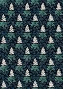 Motif répétitif de feuilles de marronniers (anonyme) - Muzeo.com