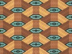 Motif répétitif d'ornements géométriques (anonyme) - Muzeo.com