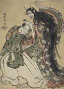Observation de la feuille d'érable (Toshusai Sharaku) - Muzeo.com