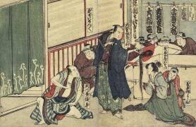Osono offrant ses cheveux (Hokusai) - Muzeo.com