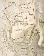Plan de la ville de l'ancienne Jérusalem (Ecole anglaise) - Muzeo.com
