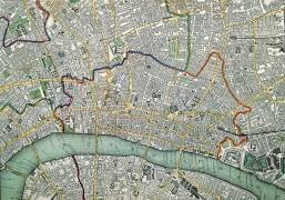 Plan de Londres (Charles Knight) - Muzeo.com