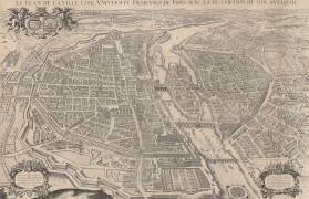 Plan de Paris en 1615 (Matthäus Merian) - Muzeo.com