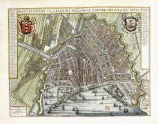 Plan et vue des villes et bâtiments de la Hollande et des Pays-Bas (Joan Blaeu) - Muzeo.com