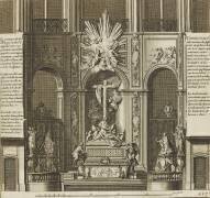 Planche 227 : Elévation du fond du choeur et de l'autel principale de Notre-Dame de Paris (Jacques-François Blondel) - Muzeo.com