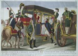 Première entrevue de l'empereur Napoléon Ier et de l'archiduchesse Marie Louise d'Autriche (anonyme) - Muzeo.com