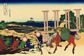 Senju dans la province de Musachi (Hokusai) - Muzeo.com