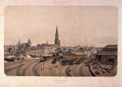 Strasbourg, vue prise du rempart. (Adolphe Maugendre) - Muzeo.com