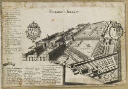 Vue du château de Fontainebleau (anonyme) - Muzeo.com