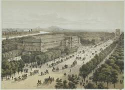 Vue du palais de l'Industrie aux Champs-Elysées (Léon-Auguste Asselineau) - Muzeo.com