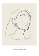 Art linéaire minimaliste (Anastasiya) - Muzeo.com