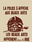 La police s'affiche aux beaux arts - Mai 1968 (anonyme) - Muzeo.com