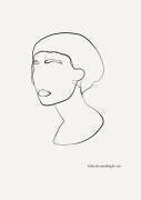 Portrait abstrait d'une femme (Anastasiya) - Muzeo.com