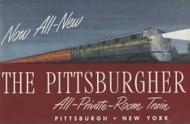 Publicité pour la compagnie ferroviaire de Pennsylvanie 