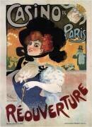 Affiche annonçant la réouverture du Casino de Paris (Jules Grün) - Muzeo.com