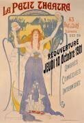Affiche annonçant la réouverture le 10 octobre du Petit Théâtre (Paul Balluriau) - Muzeo.com