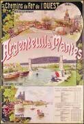 Affiche annonçant la voie ferrée ouest d'Argenteuil à Mantes (Georges Fraipont) - Muzeo.com