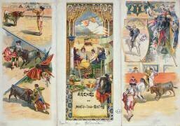 Affiche annonçant les arènes de Malo-les-Bains (Ecole Française) - Muzeo.com