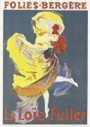 Affiche annonçant un spectacle de danse de Loie Fuller aux Folies-Bergère (Jules Chéret) - Muzeo.com