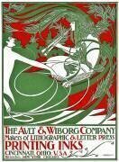 Affiche Art Nouveau représentant Pan (William Bradley) - Muzeo.com
