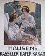 Affiche publicitaire chocolat de Kassel (Ecole allemande) - Muzeo.com