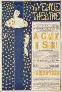 Affiche publicitaire «Une comédie de soupirs» (Aubrey Beardsley) - Muzeo.com