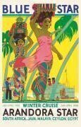 Affiche publicitaire le bateau de croisière Arandora Star (Kenneth Shoesmith) - Muzeo.com