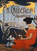 Affiche publicitaire pour les bijoutiers Calderoni à Milan (Adolfo Hohenstein) - Muzeo.com