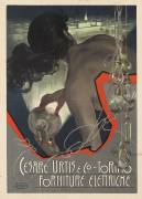 Affiche publicitaire réalisée pour la société italienne d'éclairage Cesare Urtis & Co (Adolfo Hohenstein) - Muzeo.com