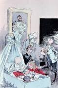Anticipation : représentation imaginaire d'une famille d'intellectuels dans les années 1950 (Albert Robida) - Muzeo.com