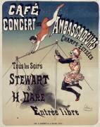 Café-concert des Ambassadeurs : Stewart et H. Dare (Jules Chéret) - Muzeo.com